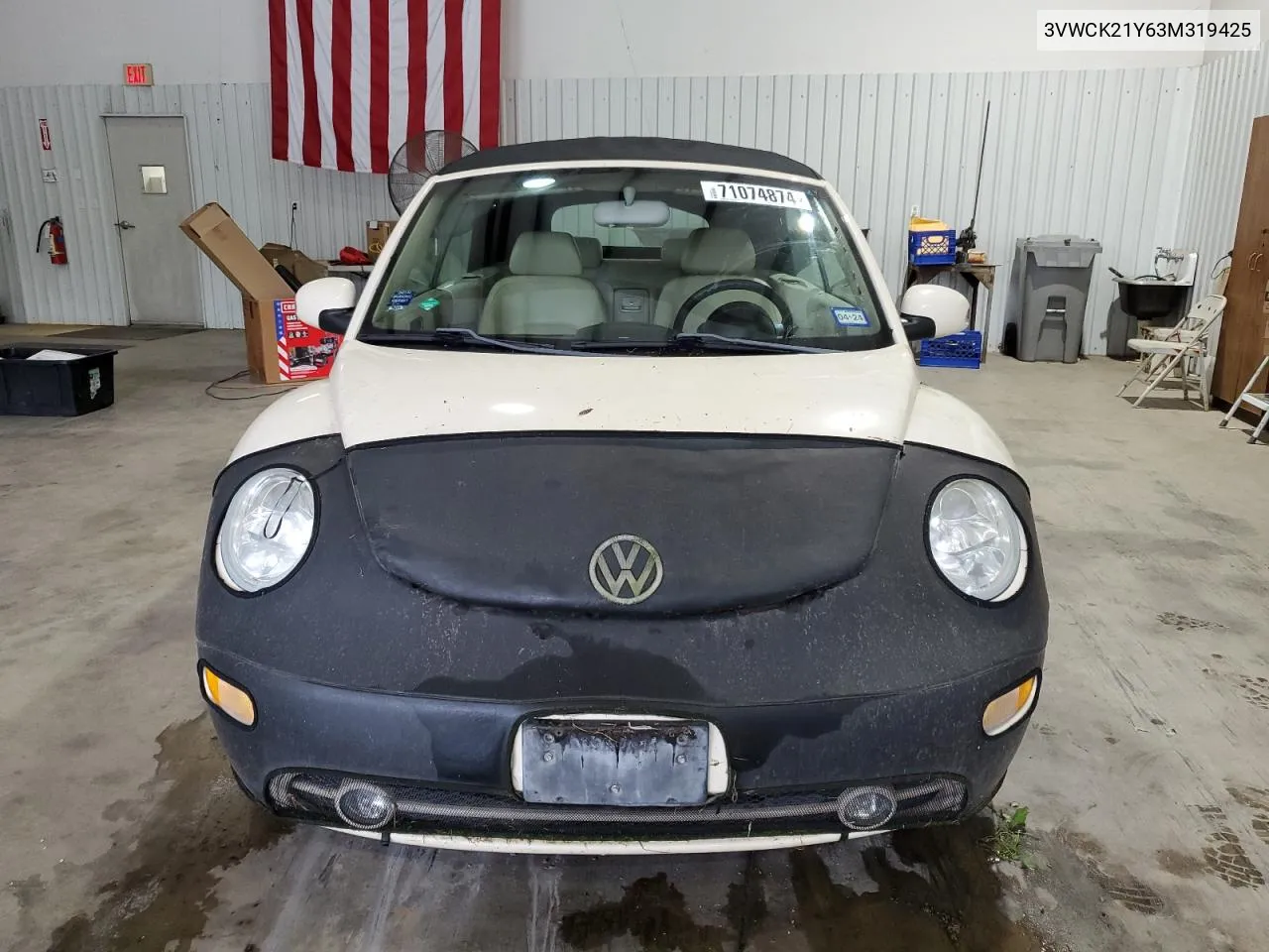 2003 Volkswagen New Beetle Gls VIN: 3VWCK21Y63M319425 Lot: 71074874