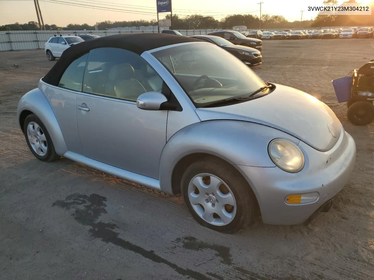 2003 Volkswagen New Beetle Gls VIN: 3VWCK21Y23M304212 Lot: 72971874