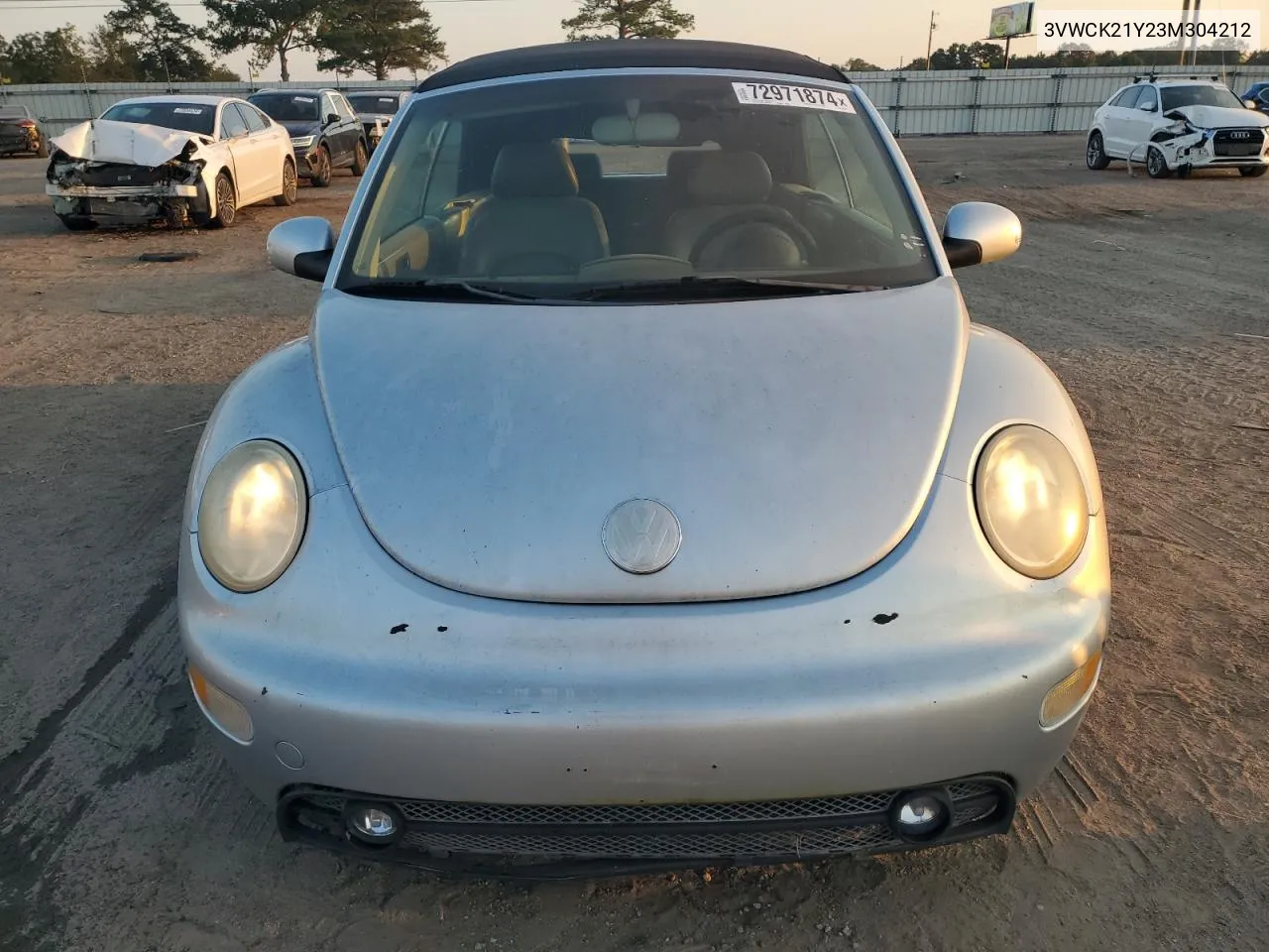 2003 Volkswagen New Beetle Gls VIN: 3VWCK21Y23M304212 Lot: 72971874