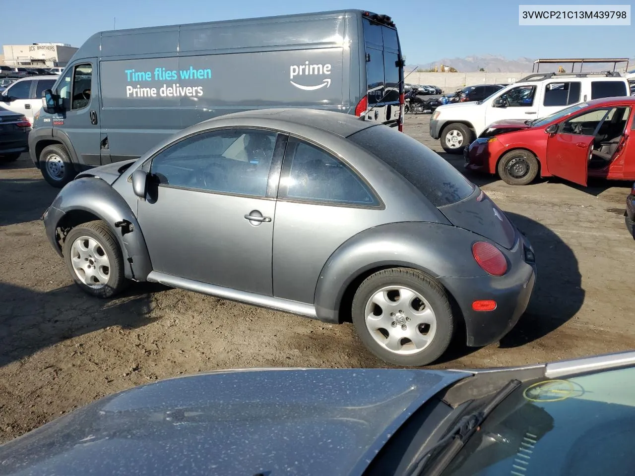 2003 Volkswagen New Beetle Gls Tdi VIN: 3VWCP21C13M439798 Lot: 72988734