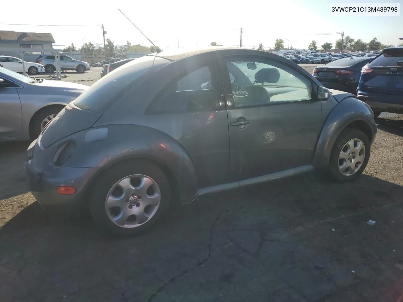 2003 Volkswagen New Beetle Gls Tdi VIN: 3VWCP21C13M439798 Lot: 72988734