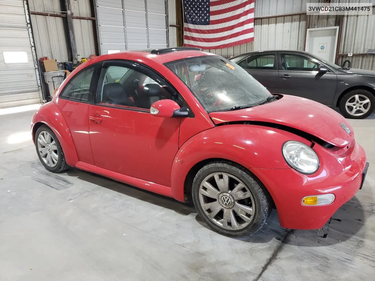 2003 Volkswagen New Beetle Gls VIN: 3VWCD21C83M441475 Lot: 73987954