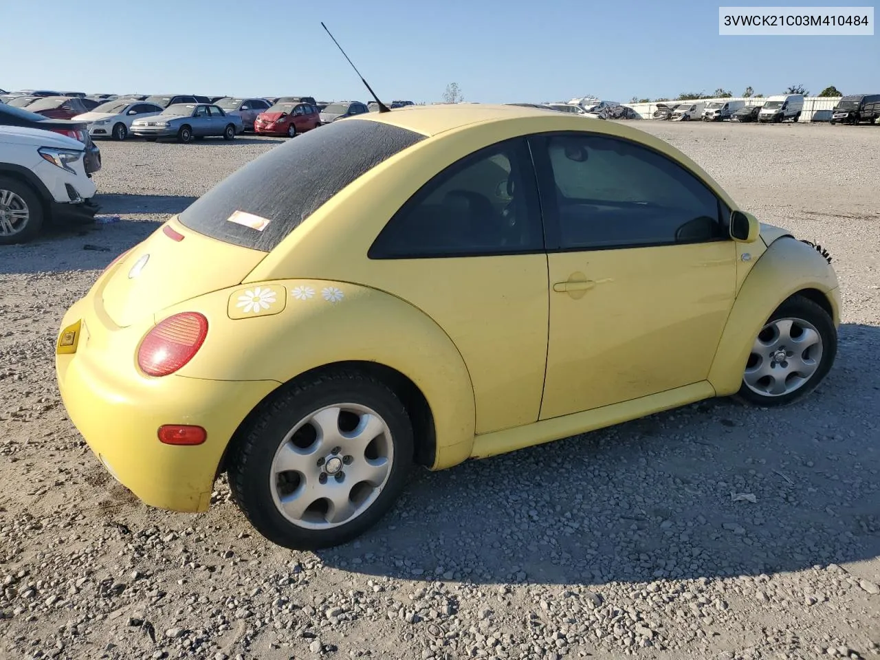 2003 Volkswagen New Beetle Gls VIN: 3VWCK21C03M410484 Lot: 73998364