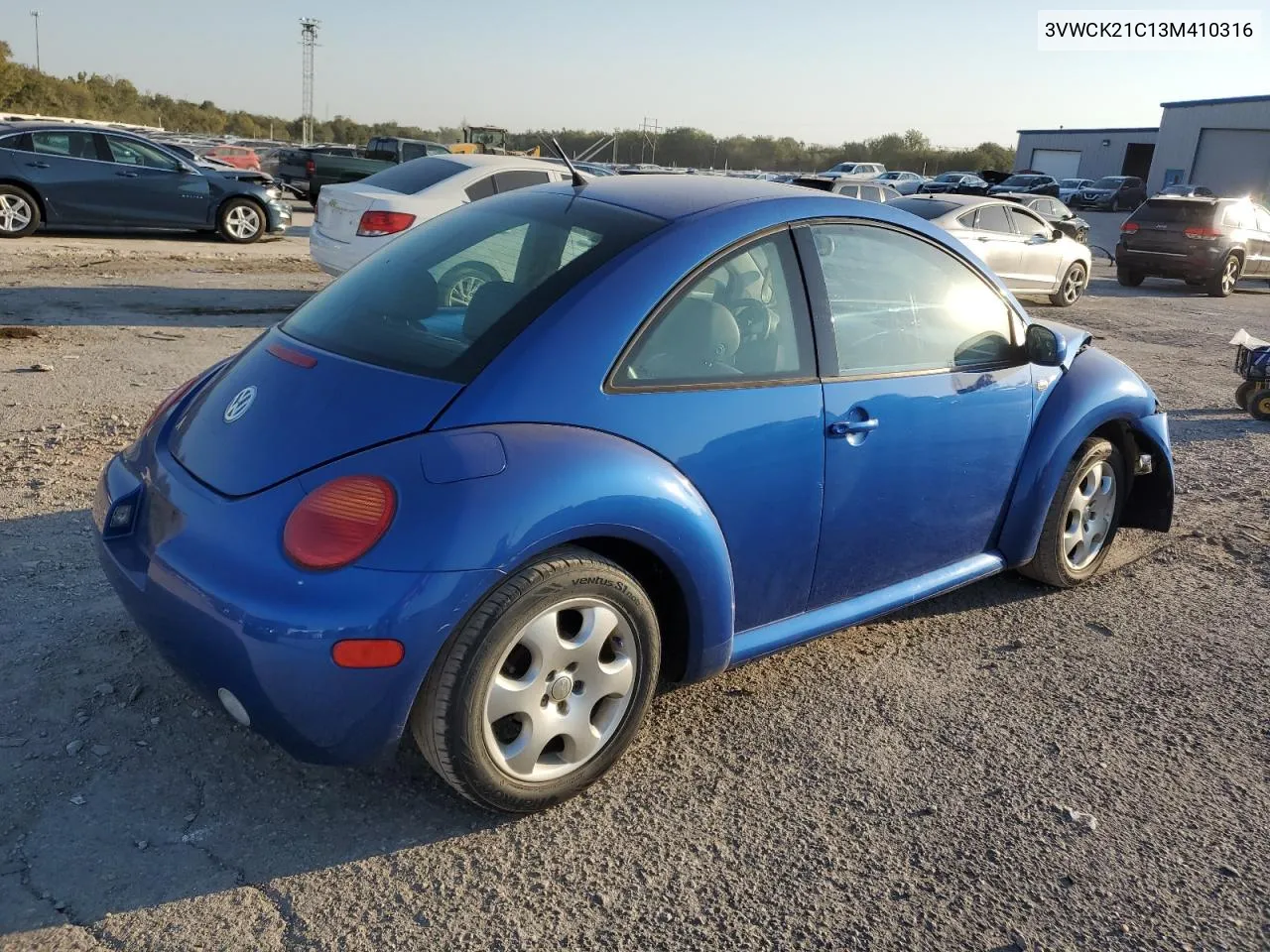 2003 Volkswagen New Beetle Gls VIN: 3VWCK21C13M410316 Lot: 74364084