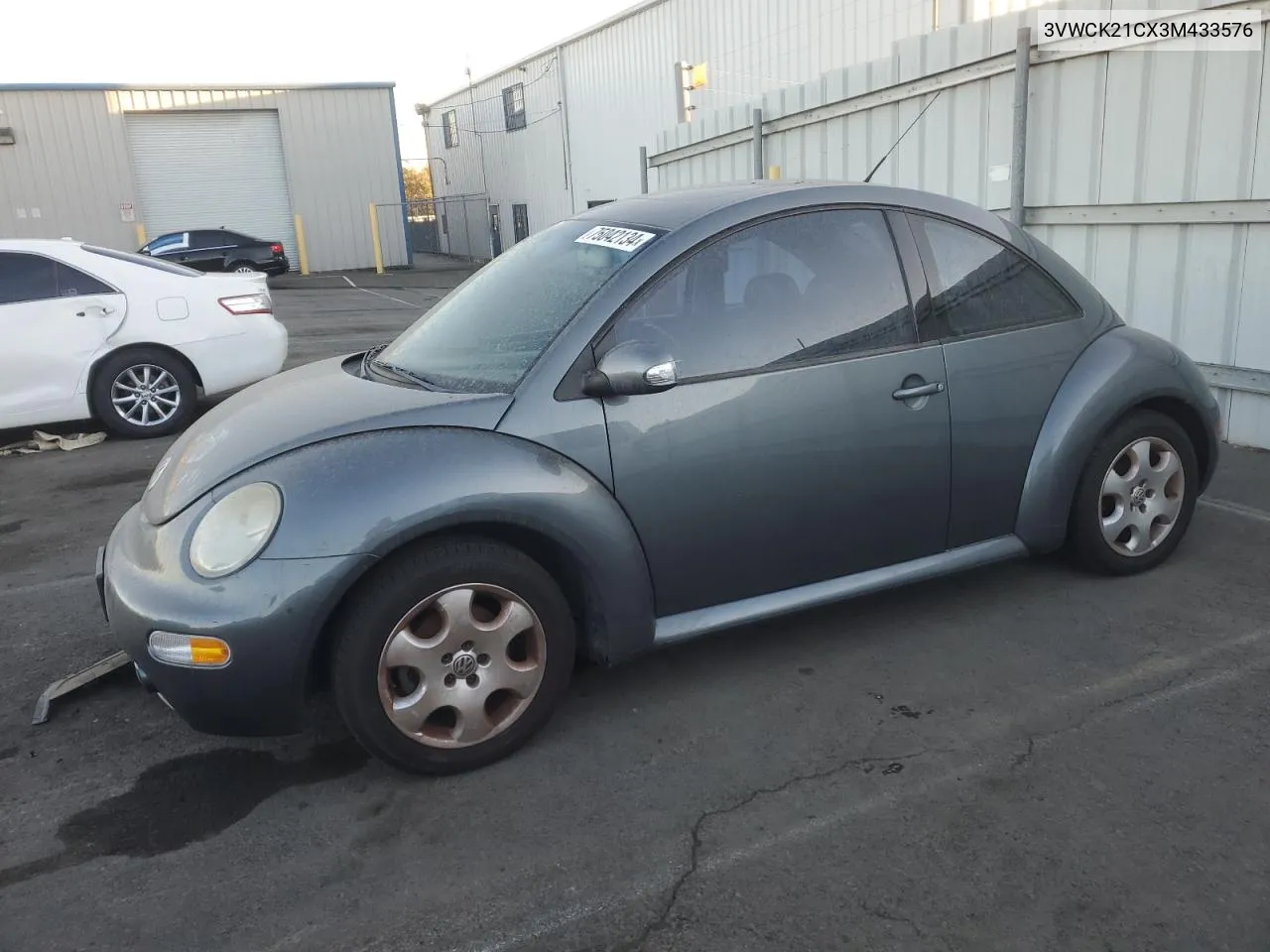 2003 Volkswagen New Beetle Gls VIN: 3VWCK21CX3M433576 Lot: 75042134