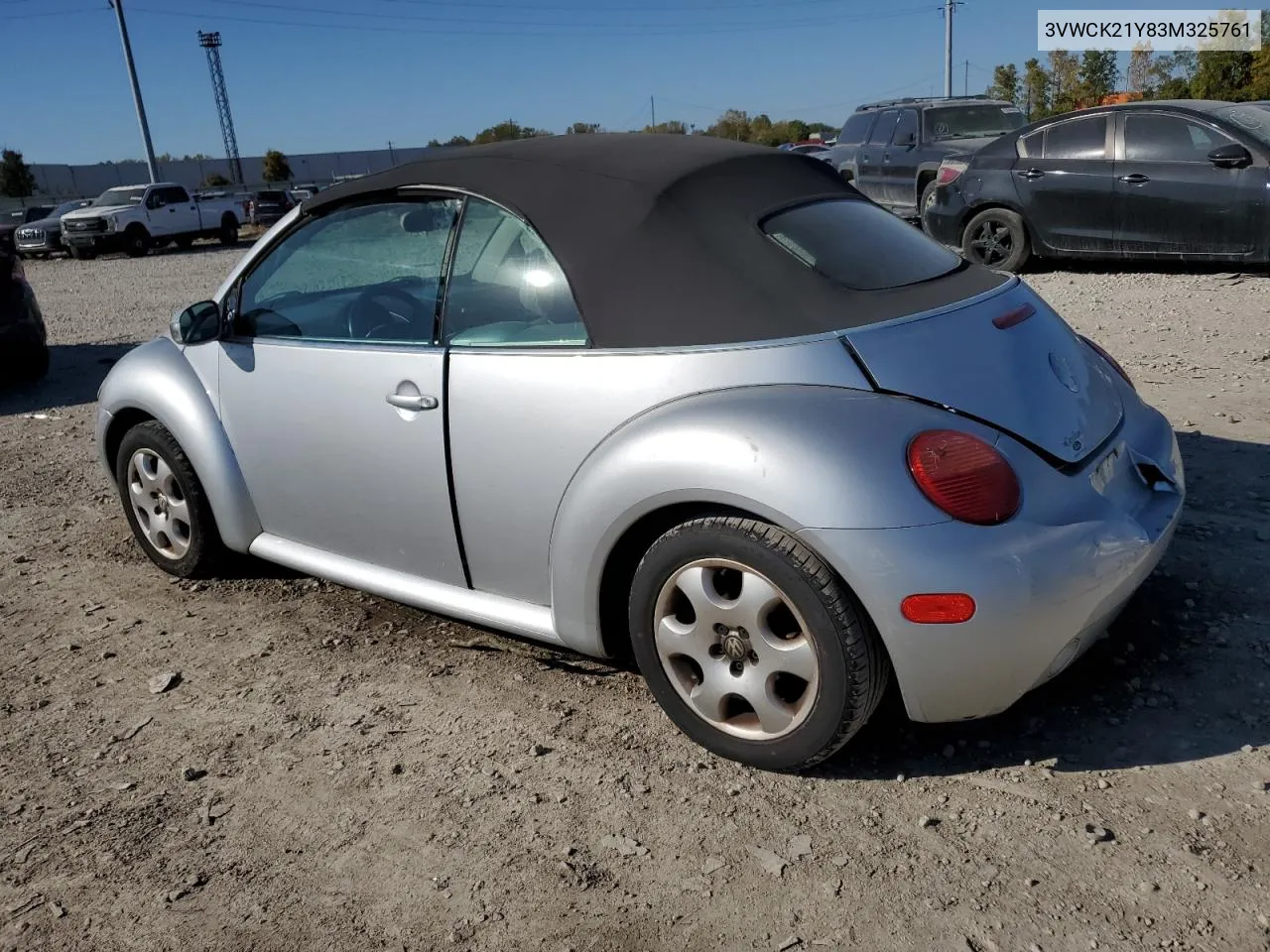 2003 Volkswagen New Beetle Gls VIN: 3VWCK21Y83M325761 Lot: 76662344