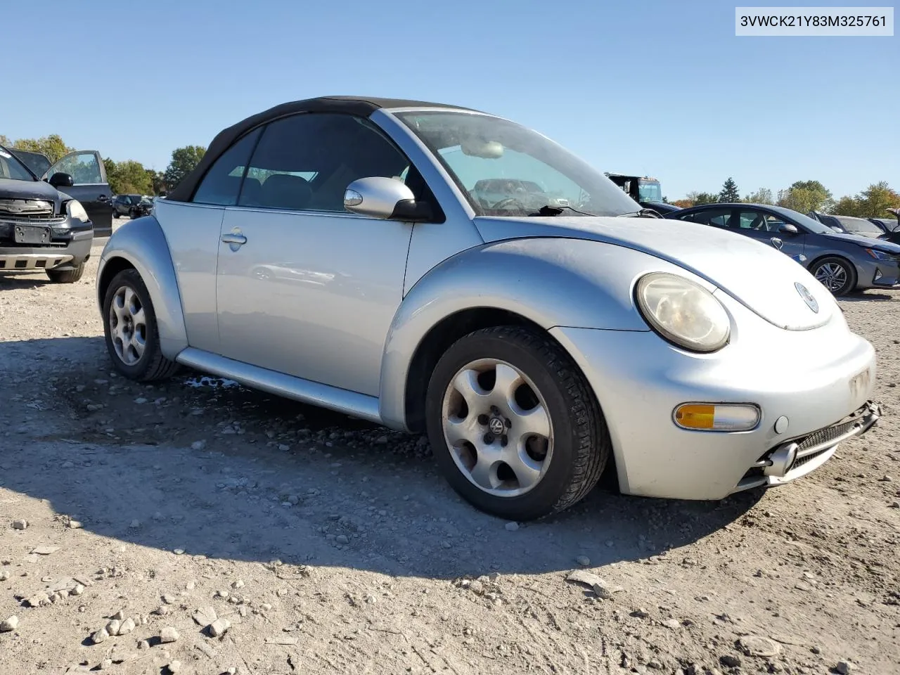 2003 Volkswagen New Beetle Gls VIN: 3VWCK21Y83M325761 Lot: 76662344