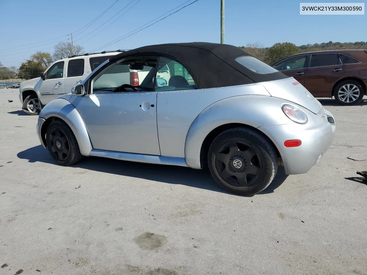 2003 Volkswagen New Beetle Gls VIN: 3VWCK21Y33M300590 Lot: 77991674