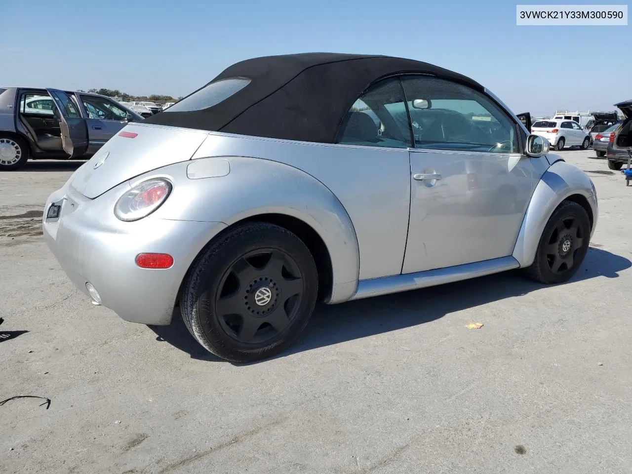 2003 Volkswagen New Beetle Gls VIN: 3VWCK21Y33M300590 Lot: 77991674