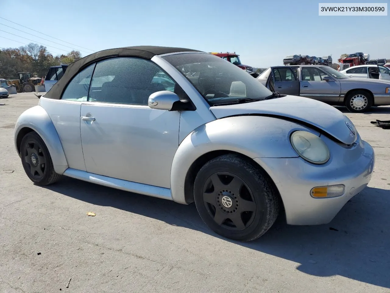 2003 Volkswagen New Beetle Gls VIN: 3VWCK21Y33M300590 Lot: 77991674