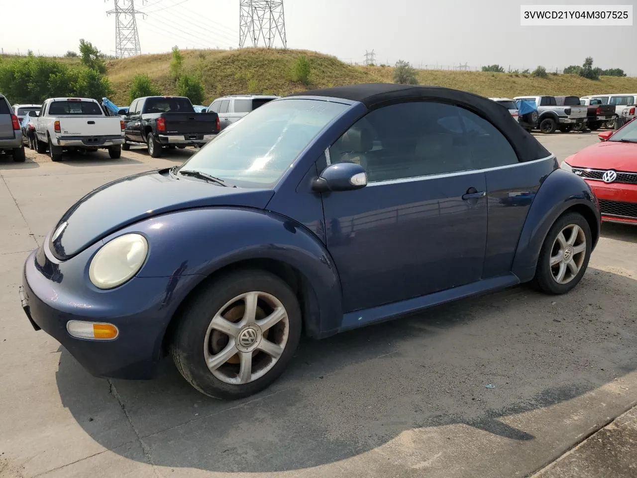 2004 Volkswagen New Beetle Gls VIN: 3VWCD21Y04M307525 Lot: 63509744