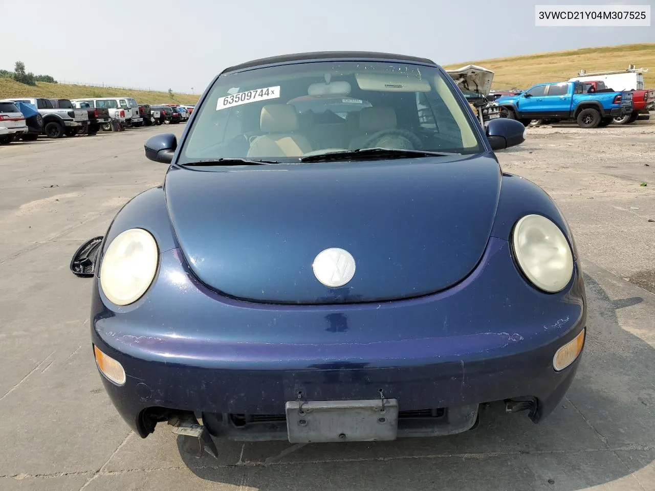 2004 Volkswagen New Beetle Gls VIN: 3VWCD21Y04M307525 Lot: 63509744