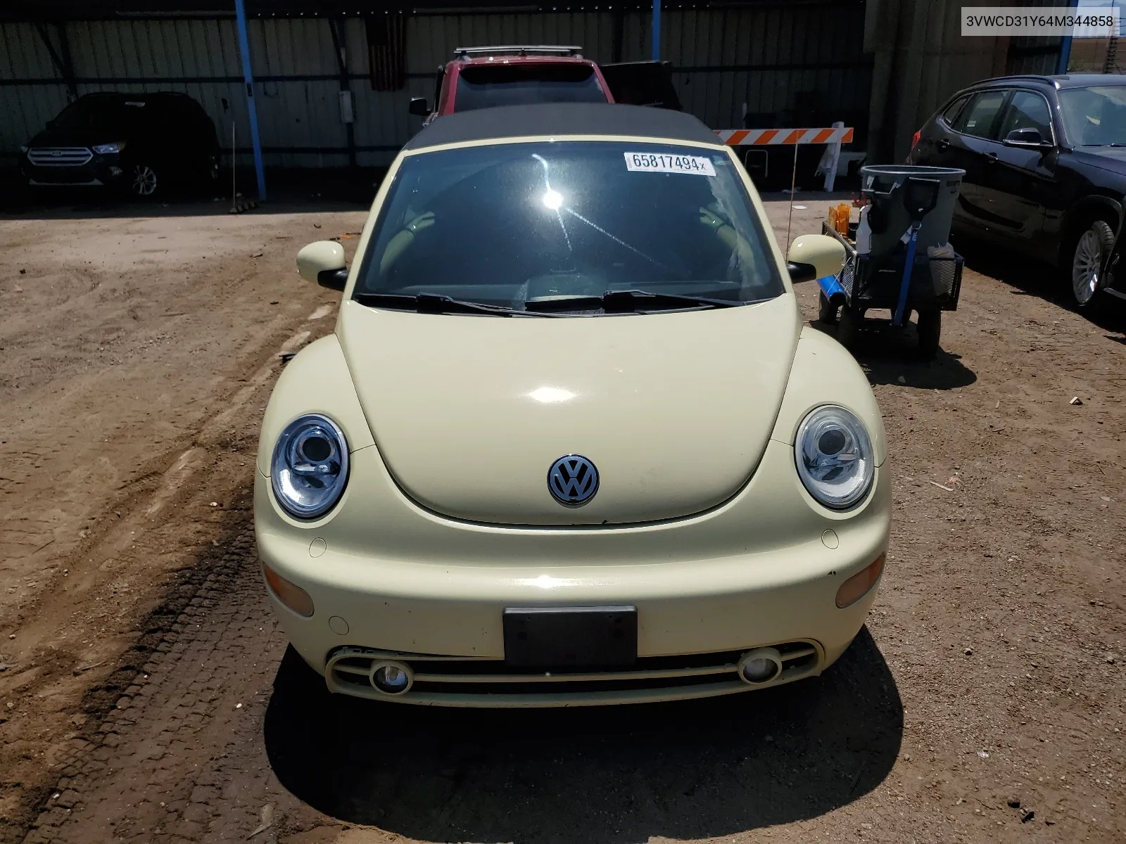 2004 Volkswagen New Beetle Gls VIN: 3VWCD31Y64M344858 Lot: 65817494