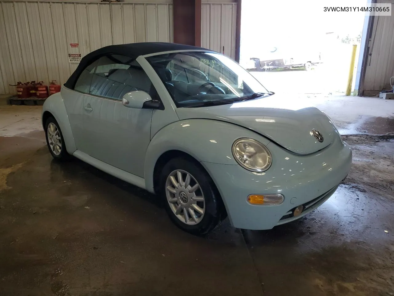 2004 Volkswagen New Beetle Gls VIN: 3VWCM31Y14M310665 Lot: 66942304