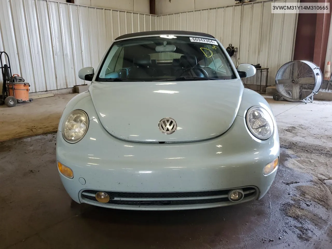 2004 Volkswagen New Beetle Gls VIN: 3VWCM31Y14M310665 Lot: 66942304