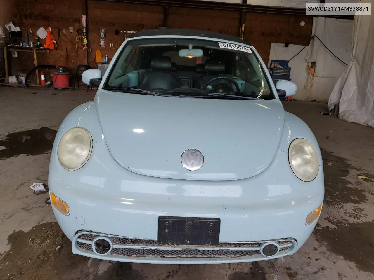 2004 Volkswagen New Beetle Gls VIN: 3VWCD31Y14M338871 Lot: 67410474