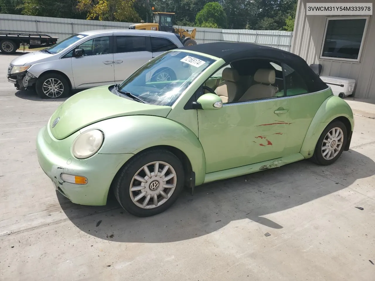 2004 Volkswagen New Beetle Gls VIN: 3VWCM31Y54M333978 Lot: 72165174