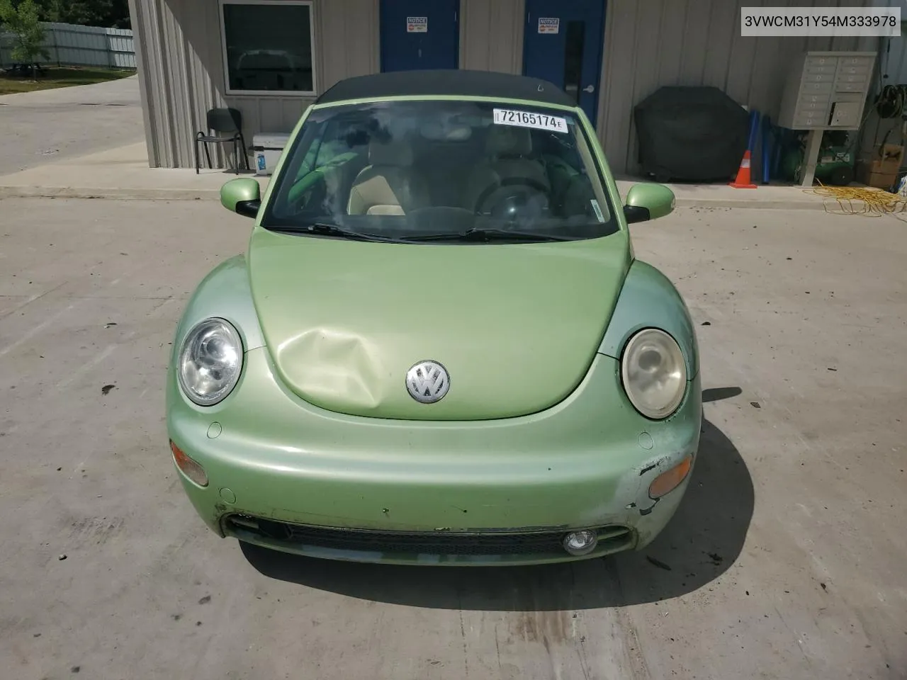 2004 Volkswagen New Beetle Gls VIN: 3VWCM31Y54M333978 Lot: 72165174