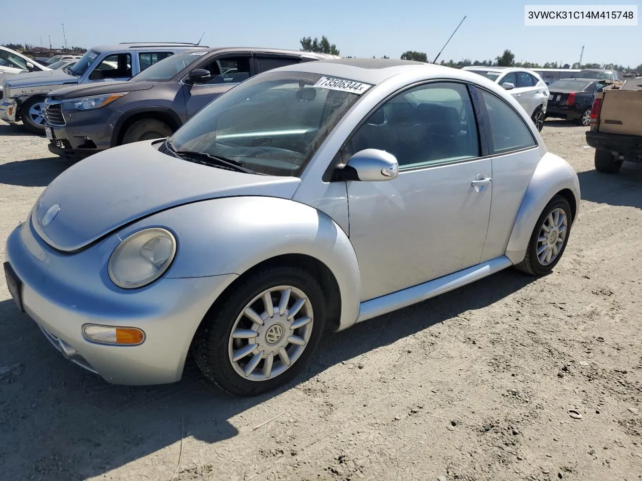 2004 Volkswagen New Beetle Gls VIN: 3VWCK31C14M415748 Lot: 73506344