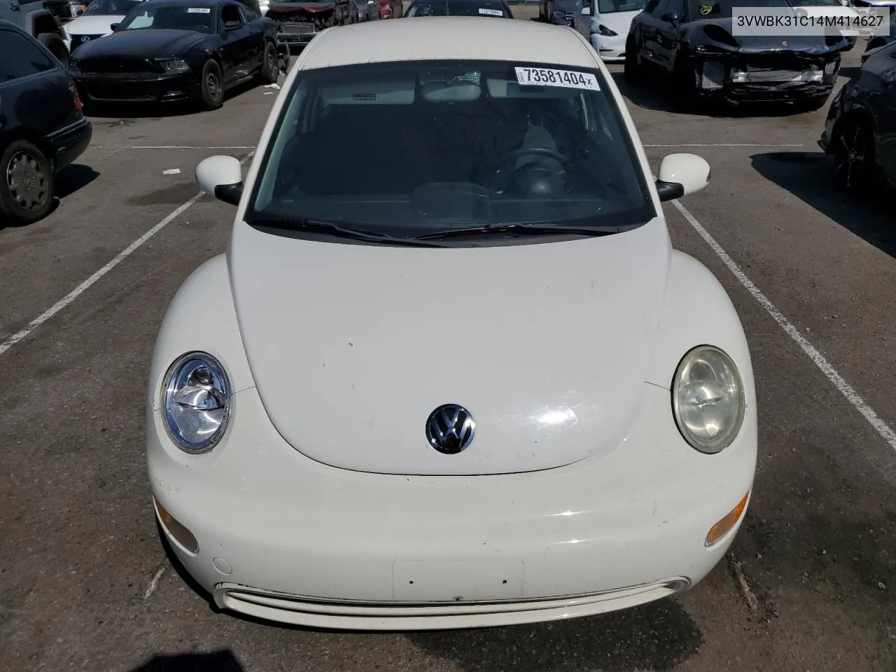 2004 Volkswagen New Beetle Gl VIN: 3VWBK31C14M414627 Lot: 73581404