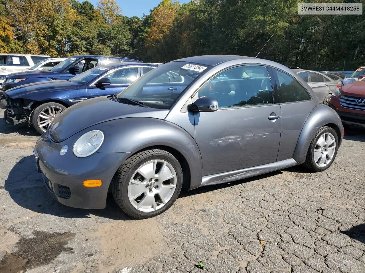 2004 Volkswagen New Beetle Turbo S VIN: 3VWFE31C44M418258 Lot: 76021364