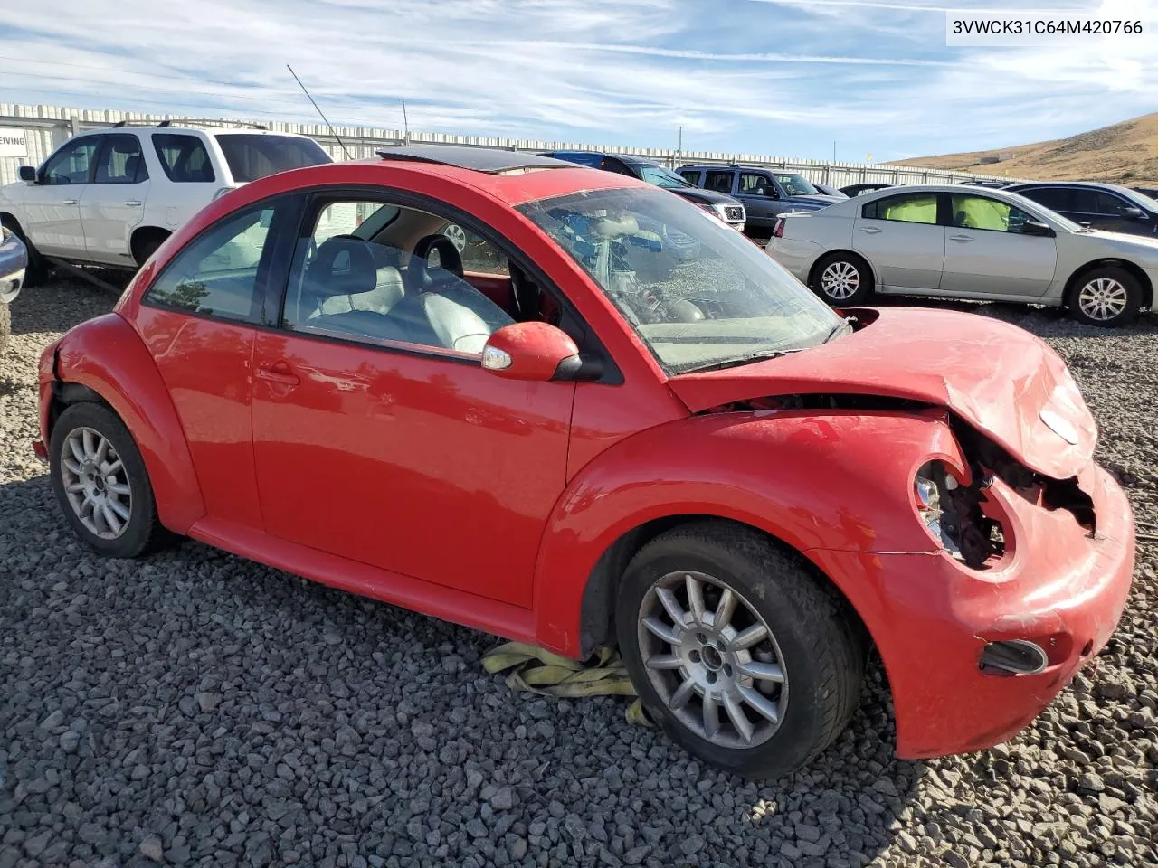 2004 Volkswagen New Beetle Gls VIN: 3VWCK31C64M420766 Lot: 77199724