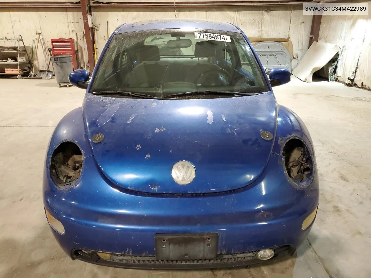 3VWCK31C34M422989 2004 Volkswagen New Beetle Gls