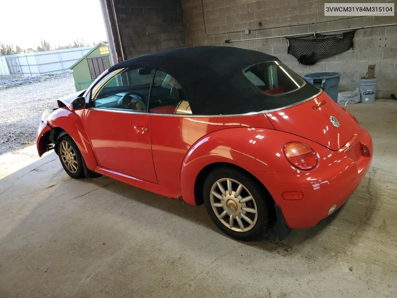 2004 Volkswagen New Beetle Gls VIN: 3VWCM31Y84M315104 Lot: 77978284