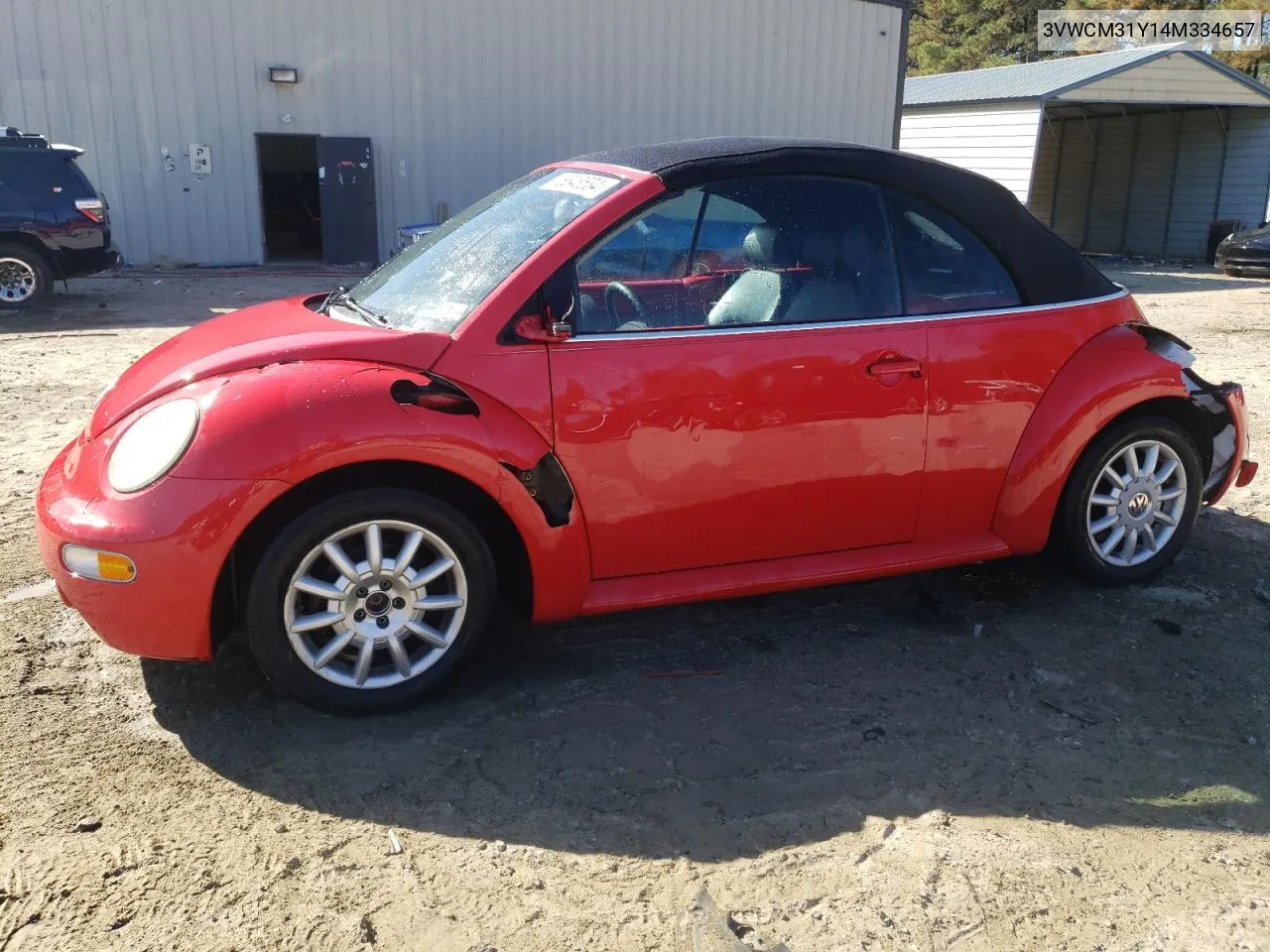 2004 Volkswagen New Beetle Gls VIN: 3VWCM31Y14M334657 Lot: 78848534