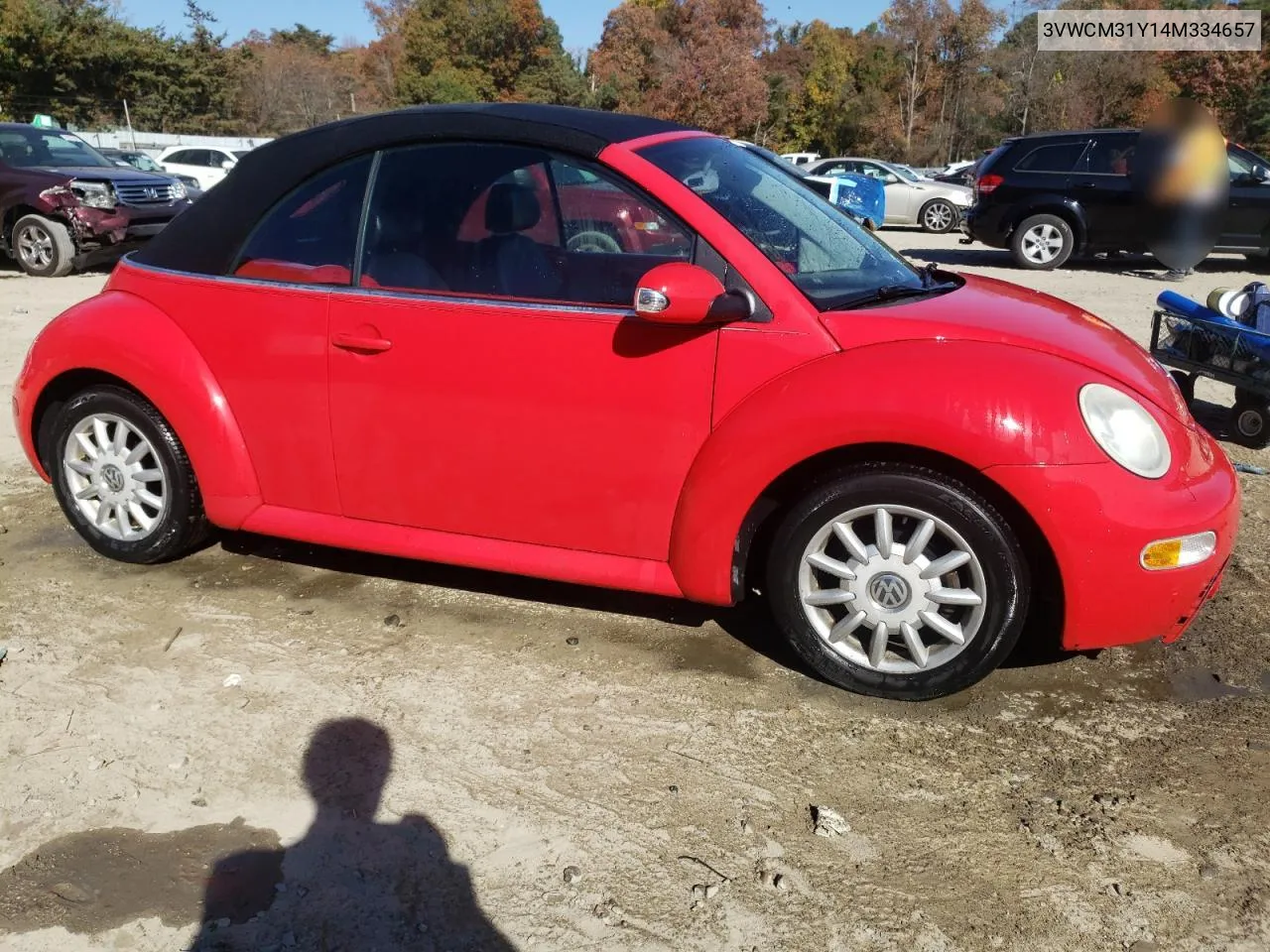 2004 Volkswagen New Beetle Gls VIN: 3VWCM31Y14M334657 Lot: 78848534