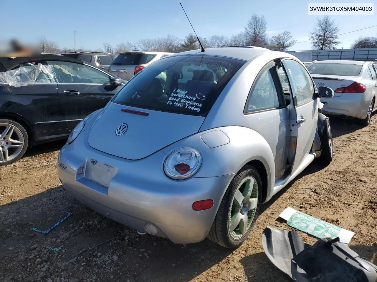 2005 Volkswagen New Beetle Gl VIN: 3VWBK31CX5M404003 Lot: 41223154