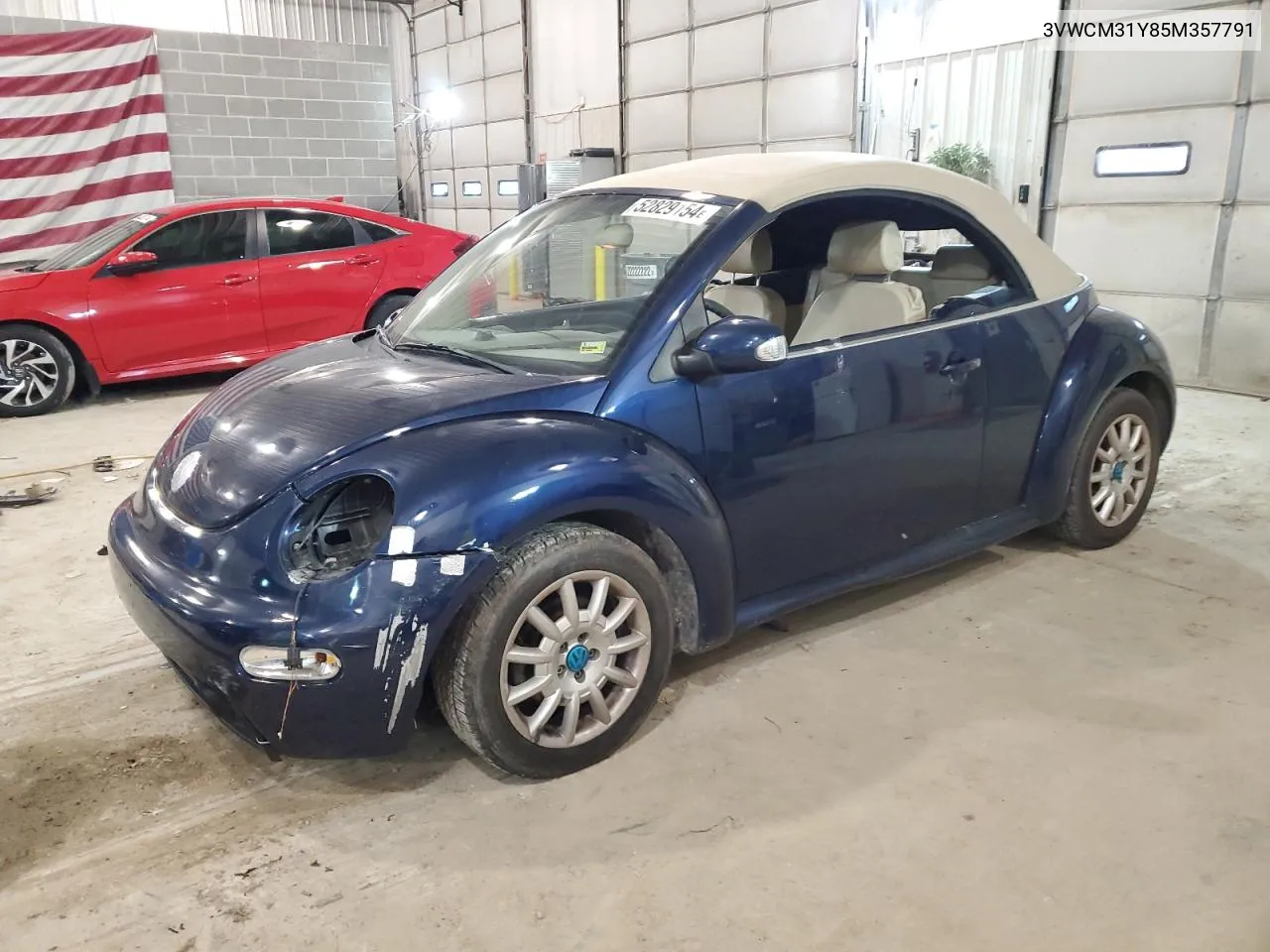 3VWCM31Y85M357791 2005 Volkswagen New Beetle Gls