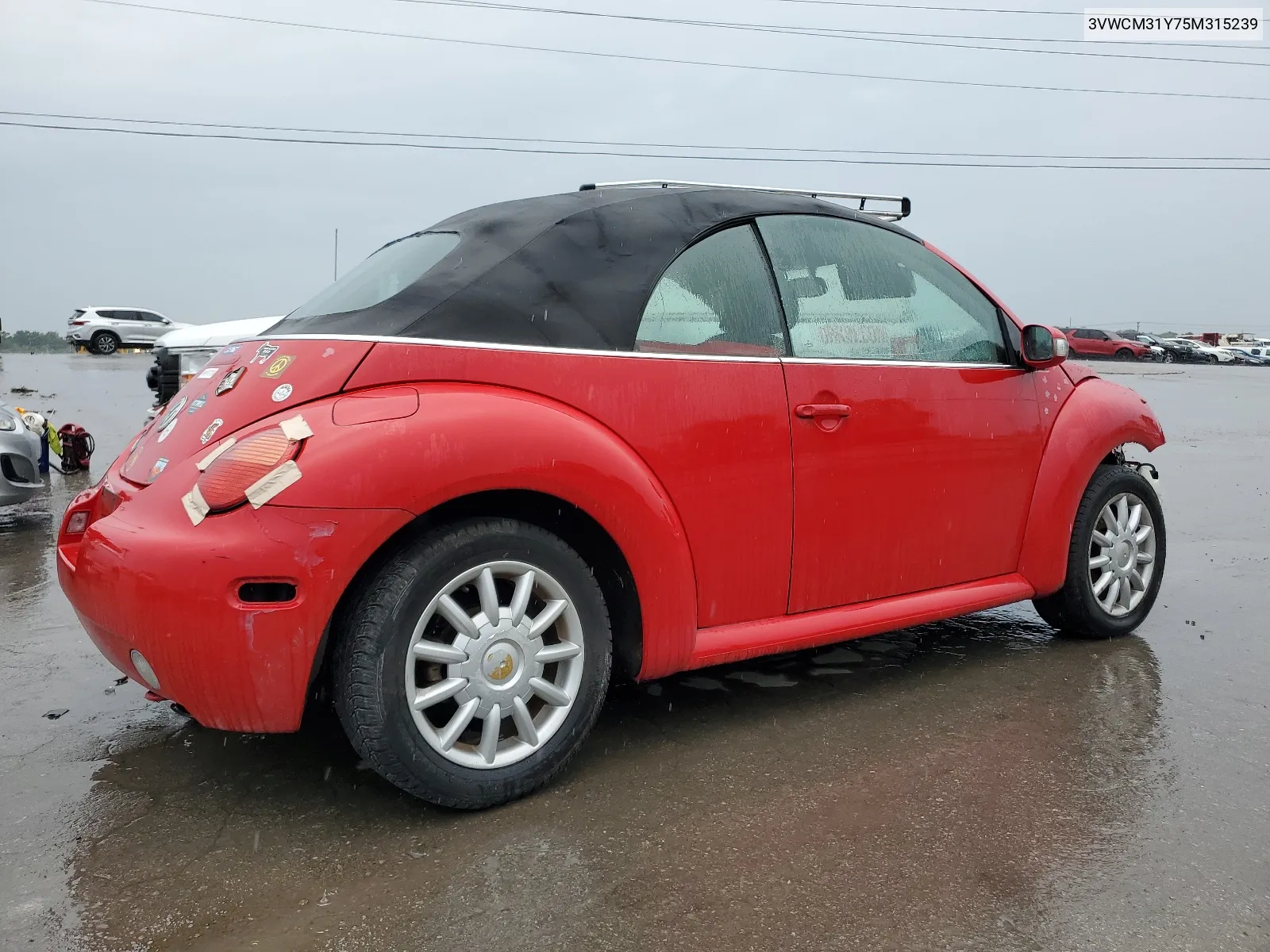 2005 Volkswagen New Beetle Gls VIN: 3VWCM31Y75M315239 Lot: 63712554