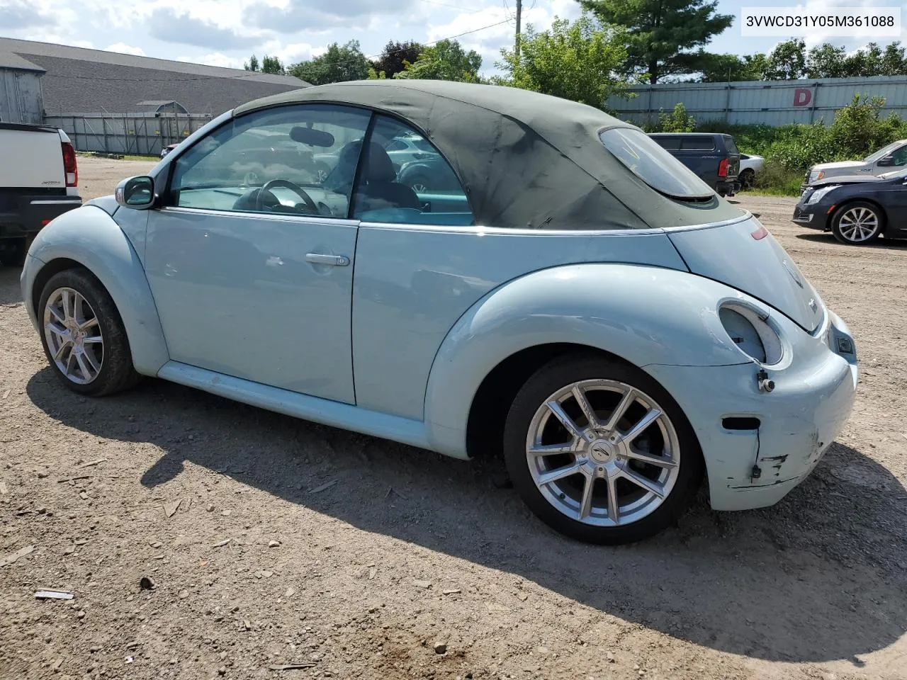 2005 Volkswagen New Beetle Gls VIN: 3VWCD31Y05M361088 Lot: 64762084