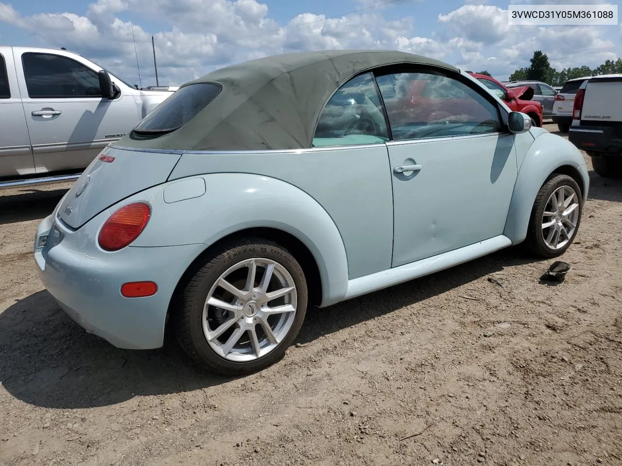 2005 Volkswagen New Beetle Gls VIN: 3VWCD31Y05M361088 Lot: 64762084