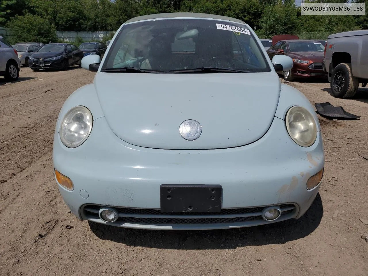 2005 Volkswagen New Beetle Gls VIN: 3VWCD31Y05M361088 Lot: 64762084