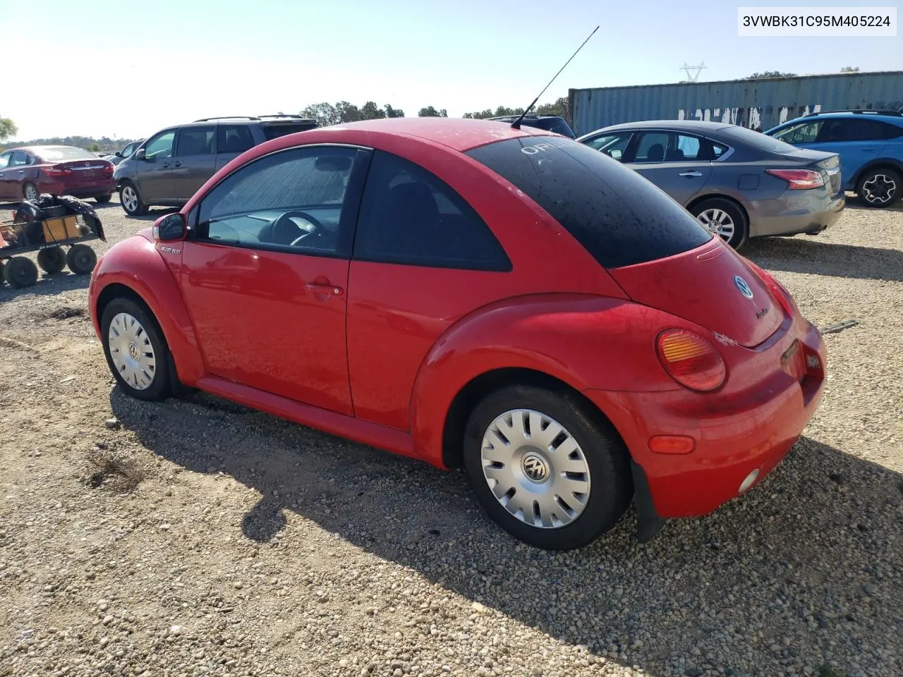 2005 Volkswagen New Beetle Gl VIN: 3VWBK31C95M405224 Lot: 67135284