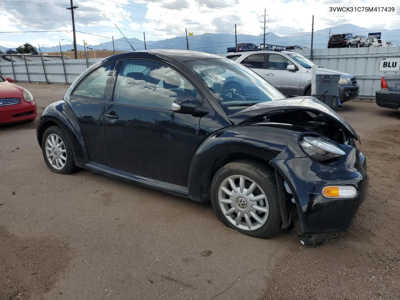 3VWCK31C75M417439 2005 Volkswagen New Beetle Gls