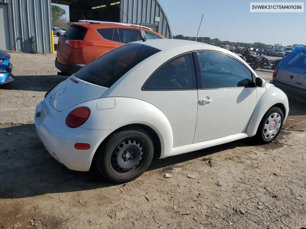 2005 Volkswagen New Beetle Gl VIN: 3VWBK31C75M409286 Lot: 70706104