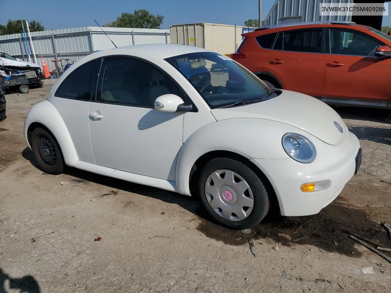 2005 Volkswagen New Beetle Gl VIN: 3VWBK31C75M409286 Lot: 70706104