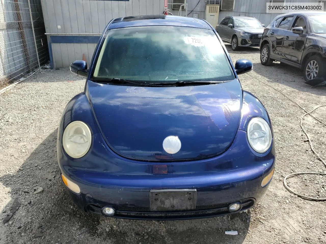 3VWCK31C85M403002 2005 Volkswagen New Beetle Gls