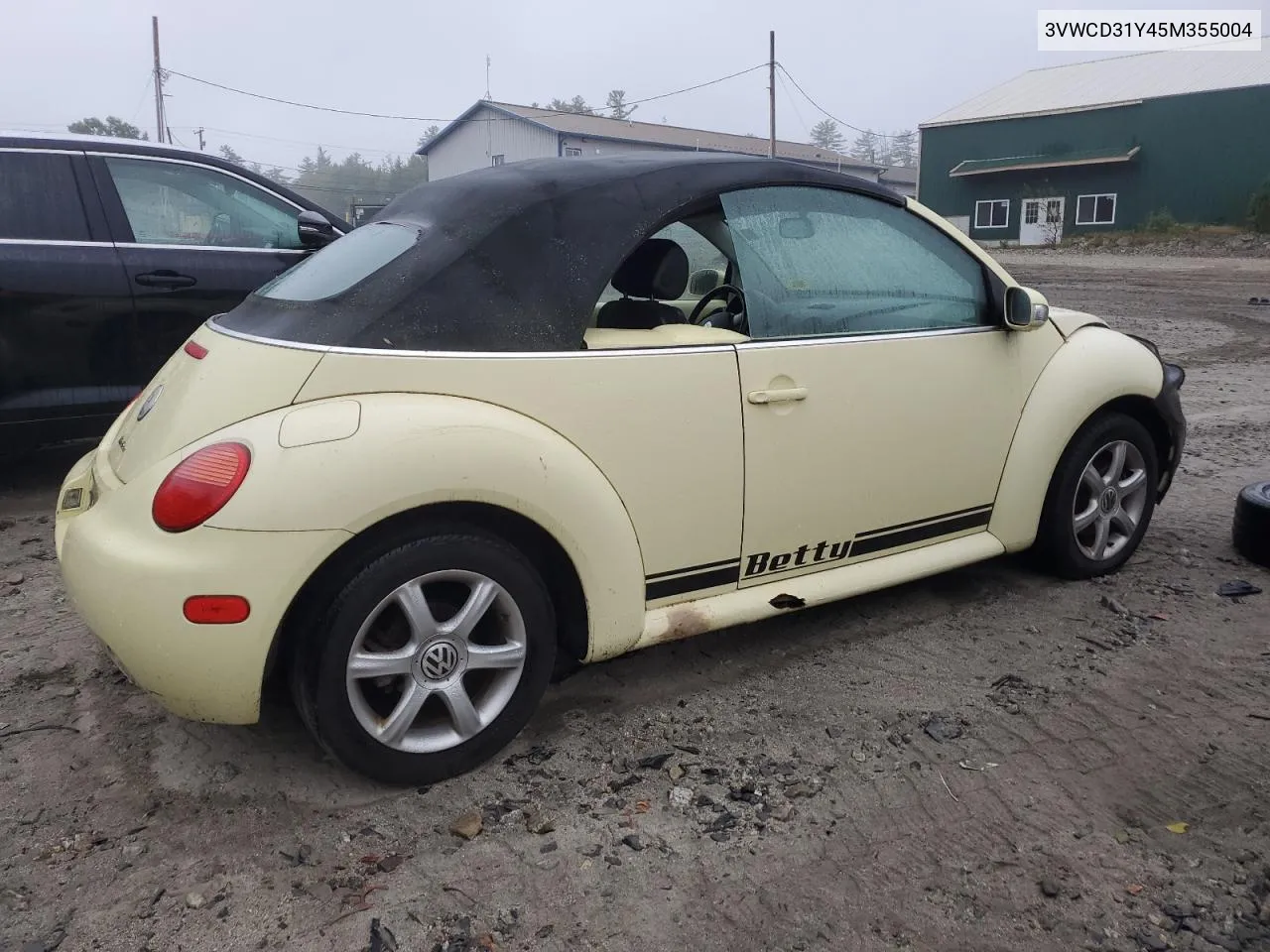 2005 Volkswagen New Beetle Gls VIN: 3VWCD31Y45M355004 Lot: 72431264