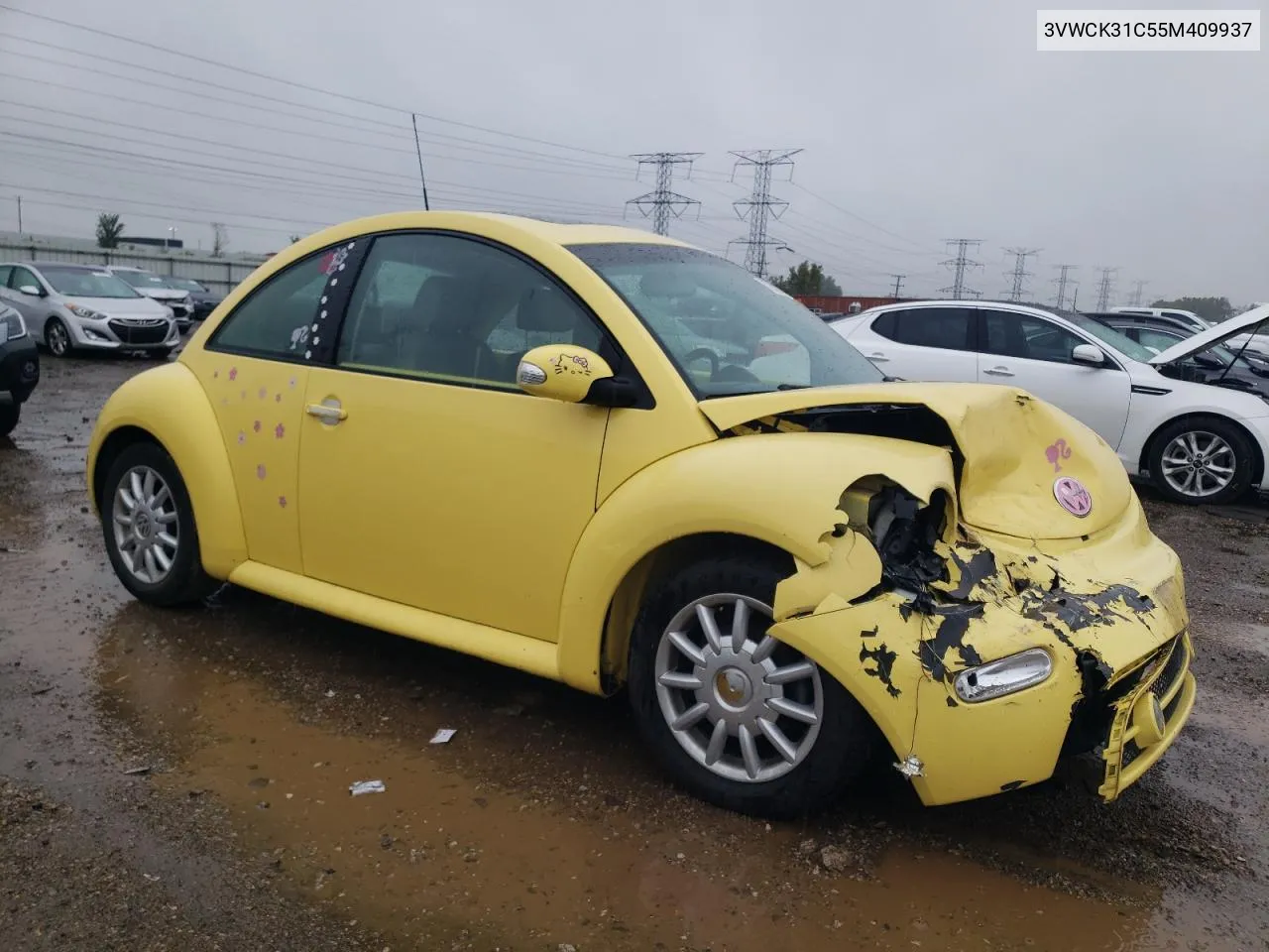 2005 Volkswagen New Beetle Gls VIN: 3VWCK31C55M409937 Lot: 72615724