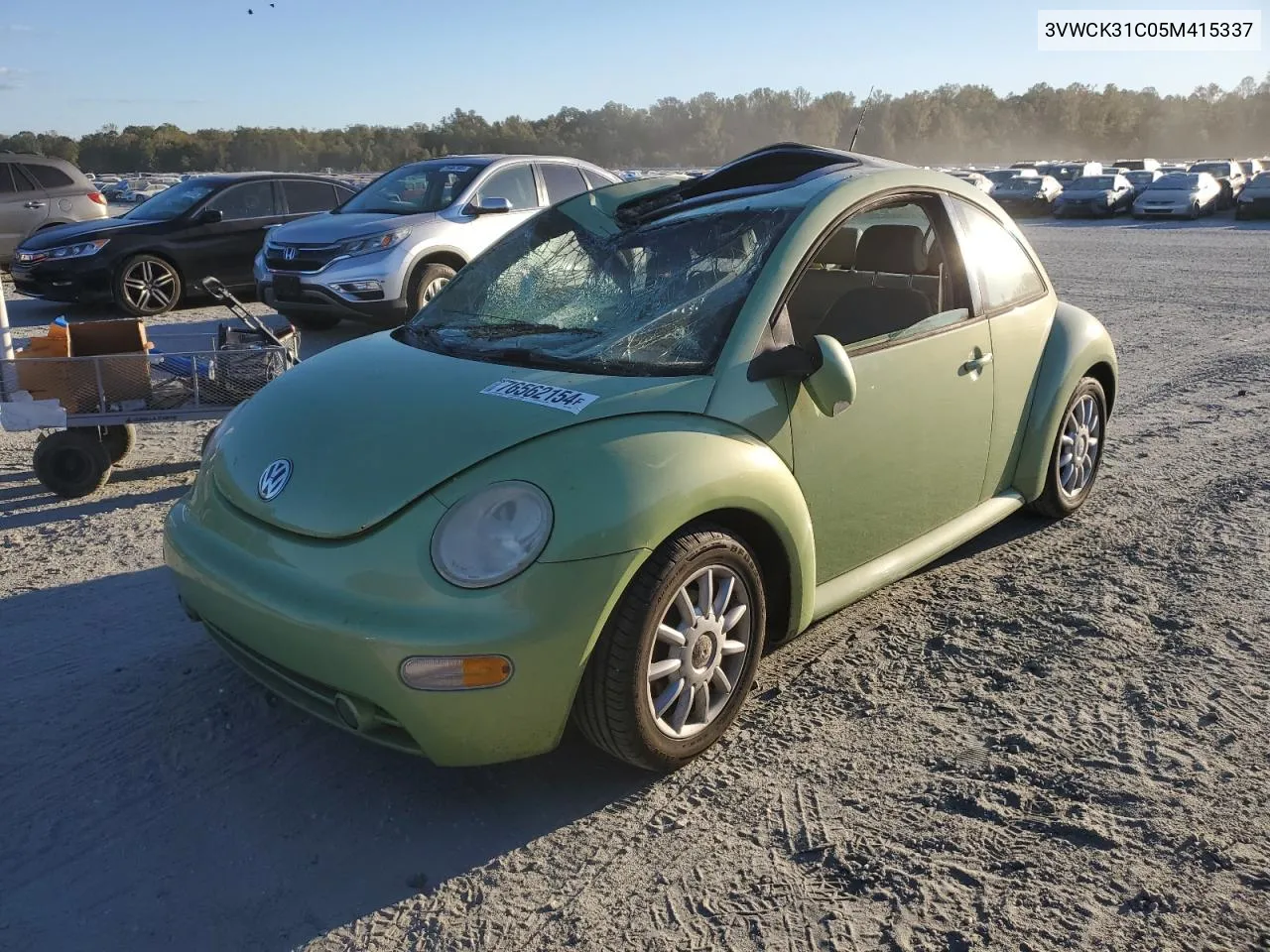 2005 Volkswagen New Beetle Gls VIN: 3VWCK31C05M415337 Lot: 76562154