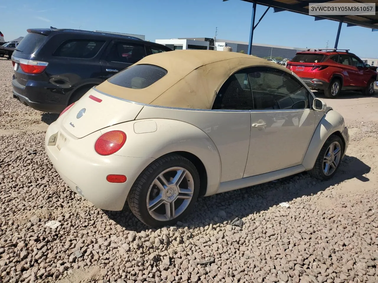 2005 Volkswagen New Beetle Gls VIN: 3VWCD31Y05M361057 Lot: 76606854