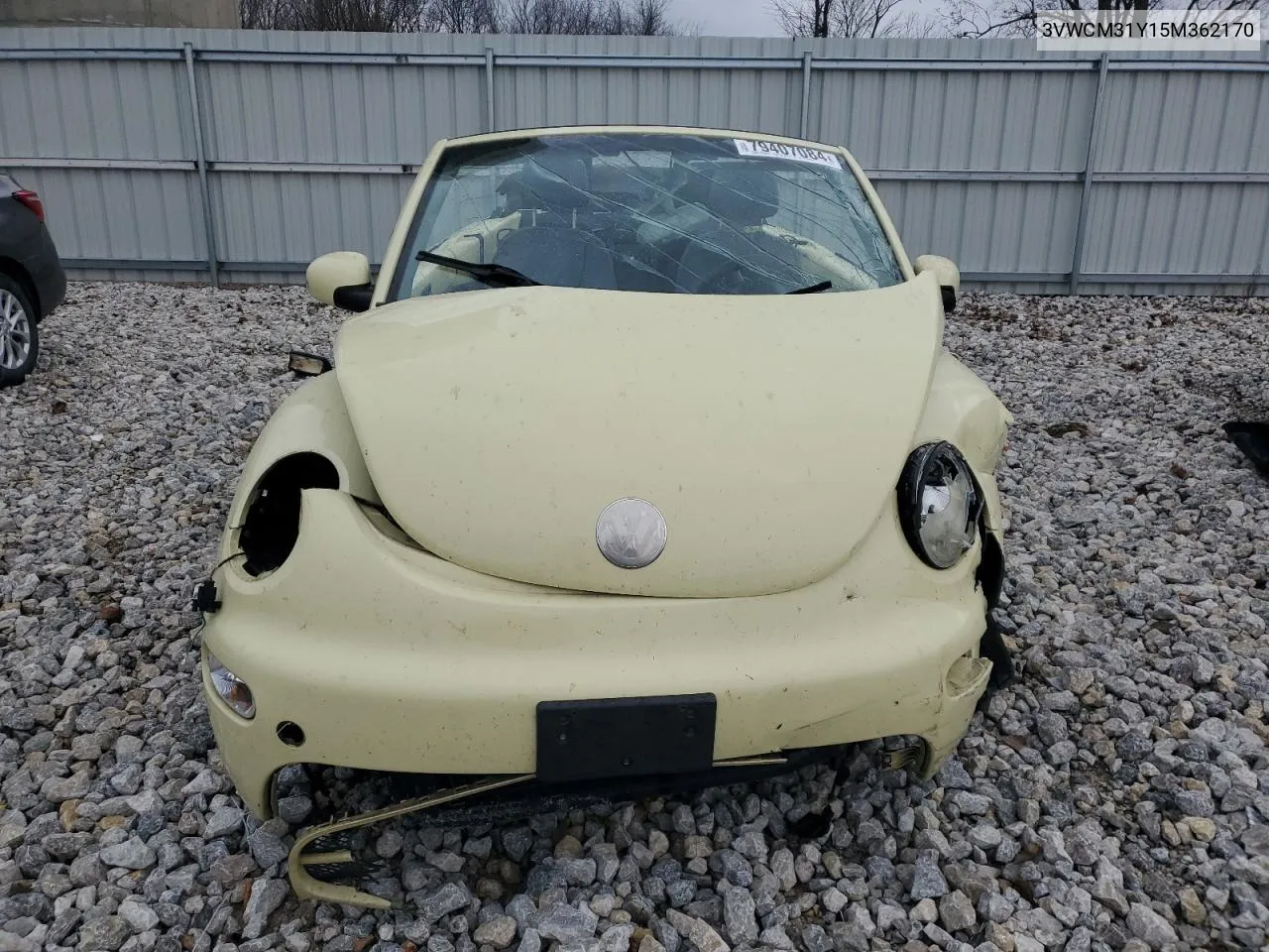 2005 Volkswagen New Beetle Gls VIN: 3VWCM31Y15M362170 Lot: 79407084