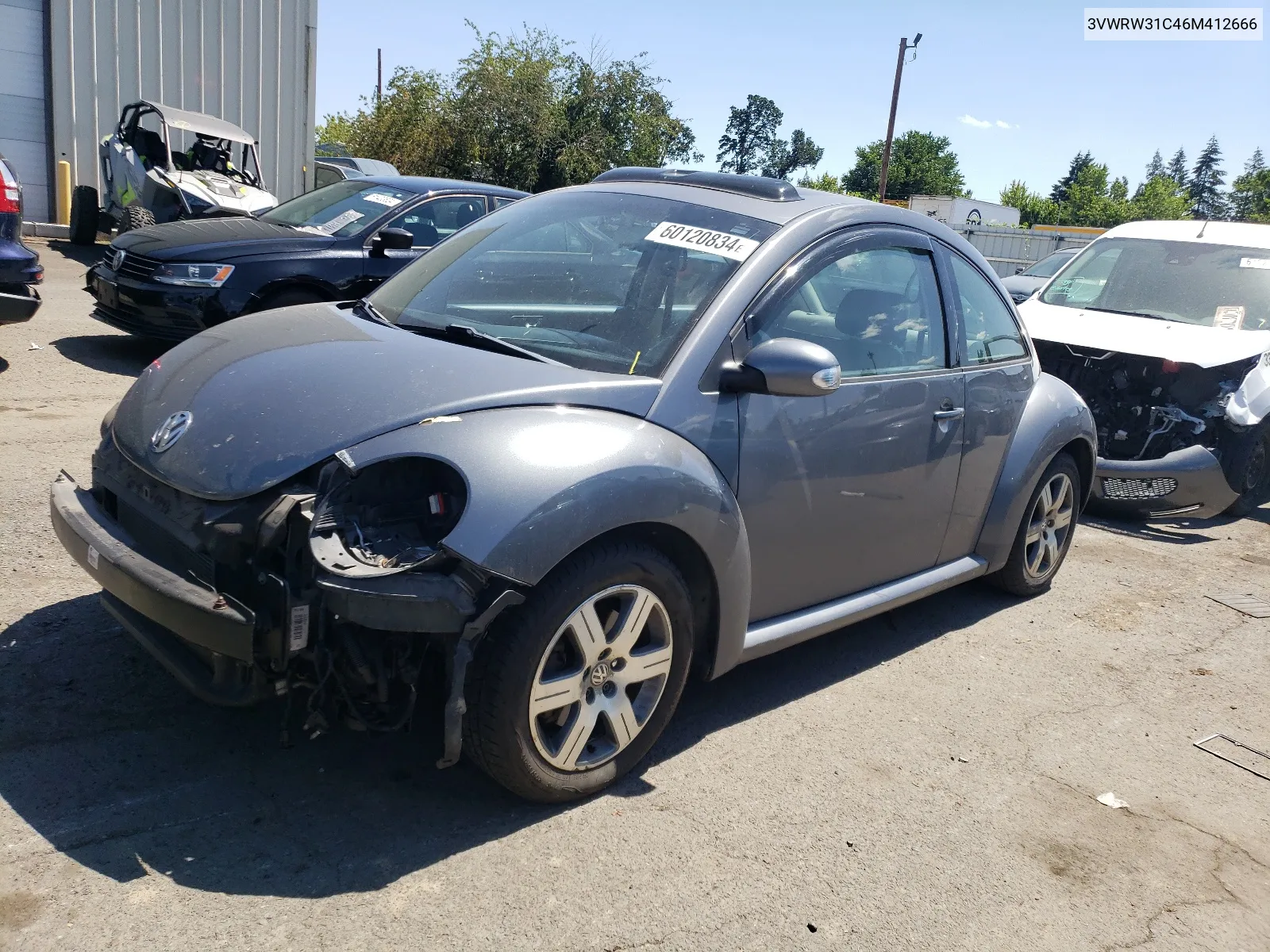 2006 Volkswagen New Beetle 2.5L Option Package 1 VIN: 3VWRW31C46M412666 Lot: 60120834