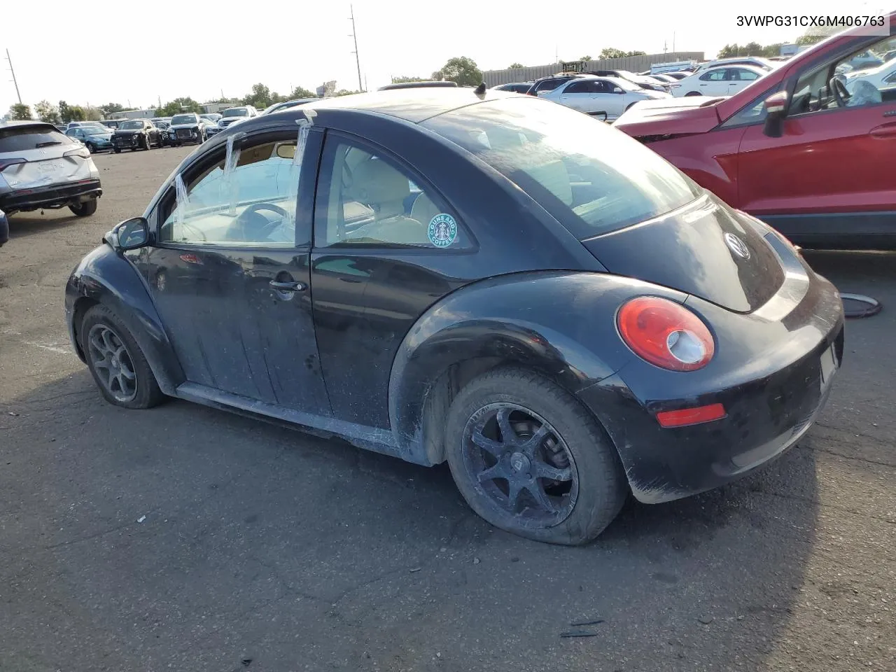 2006 Volkswagen New Beetle 2.5L VIN: 3VWPG31CX6M406763 Lot: 63059874