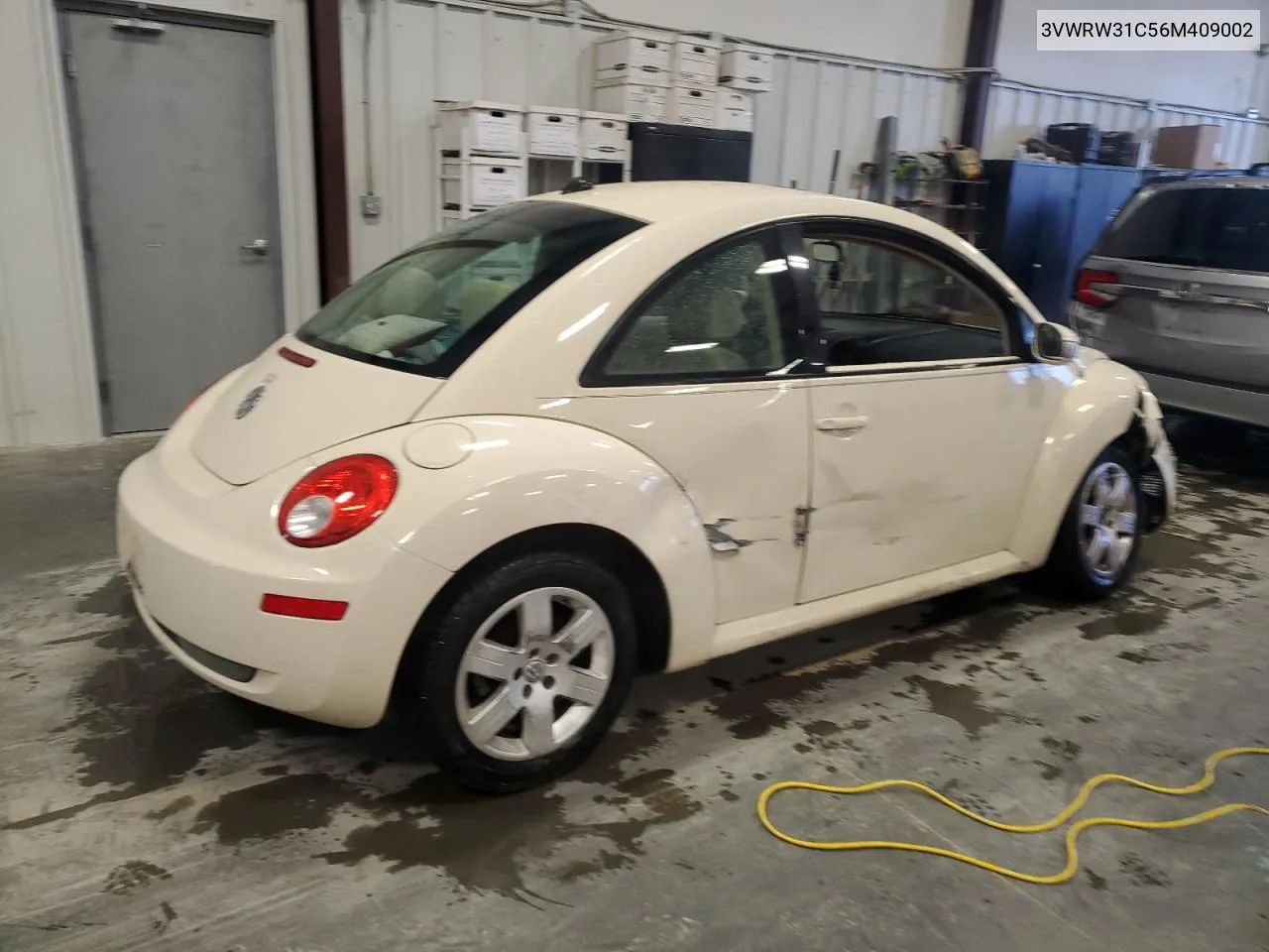 2006 Volkswagen New Beetle 2.5L Option Package 1 VIN: 3VWRW31C56M409002 Lot: 66572194