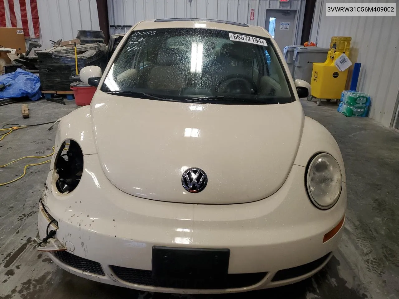 2006 Volkswagen New Beetle 2.5L Option Package 1 VIN: 3VWRW31C56M409002 Lot: 66572194